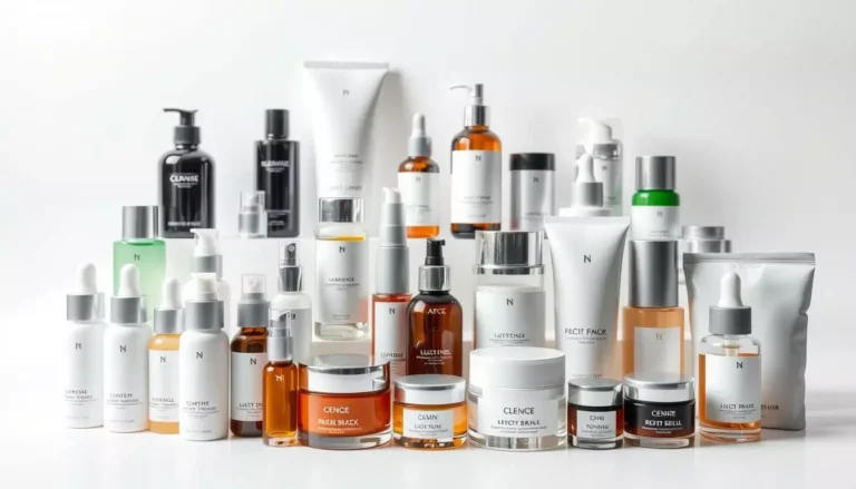produtos de skincare