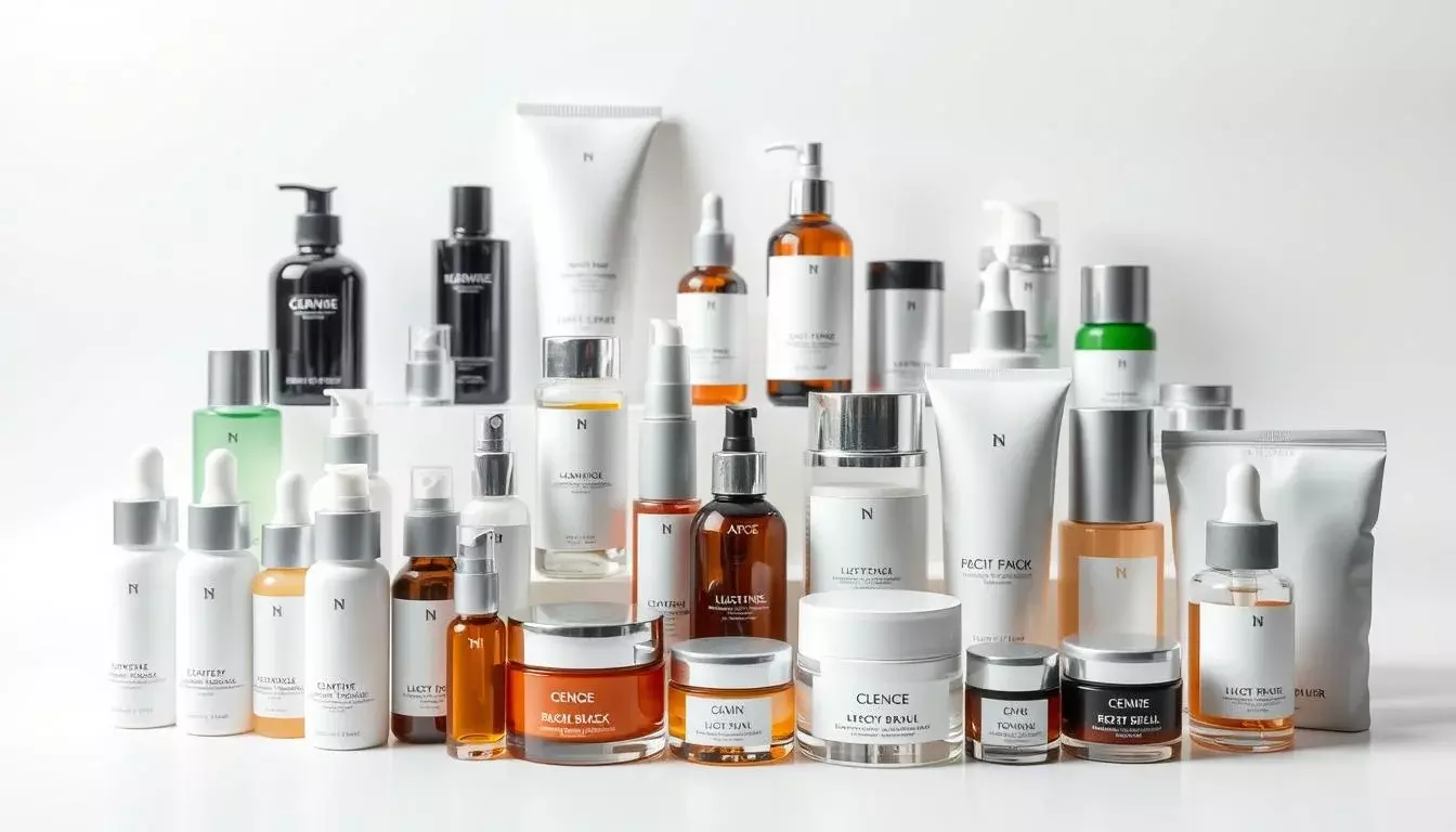 produtos de skincare