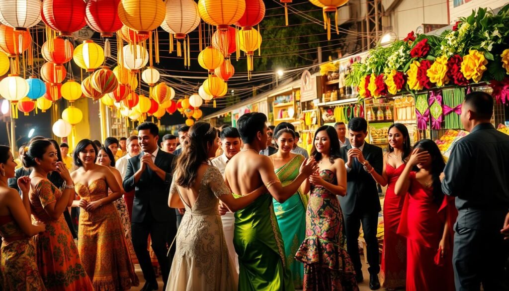 tradições e moda festa